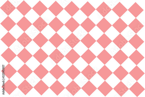 Beautiful patterned background for decorative plaid, argyle fabric, pink.