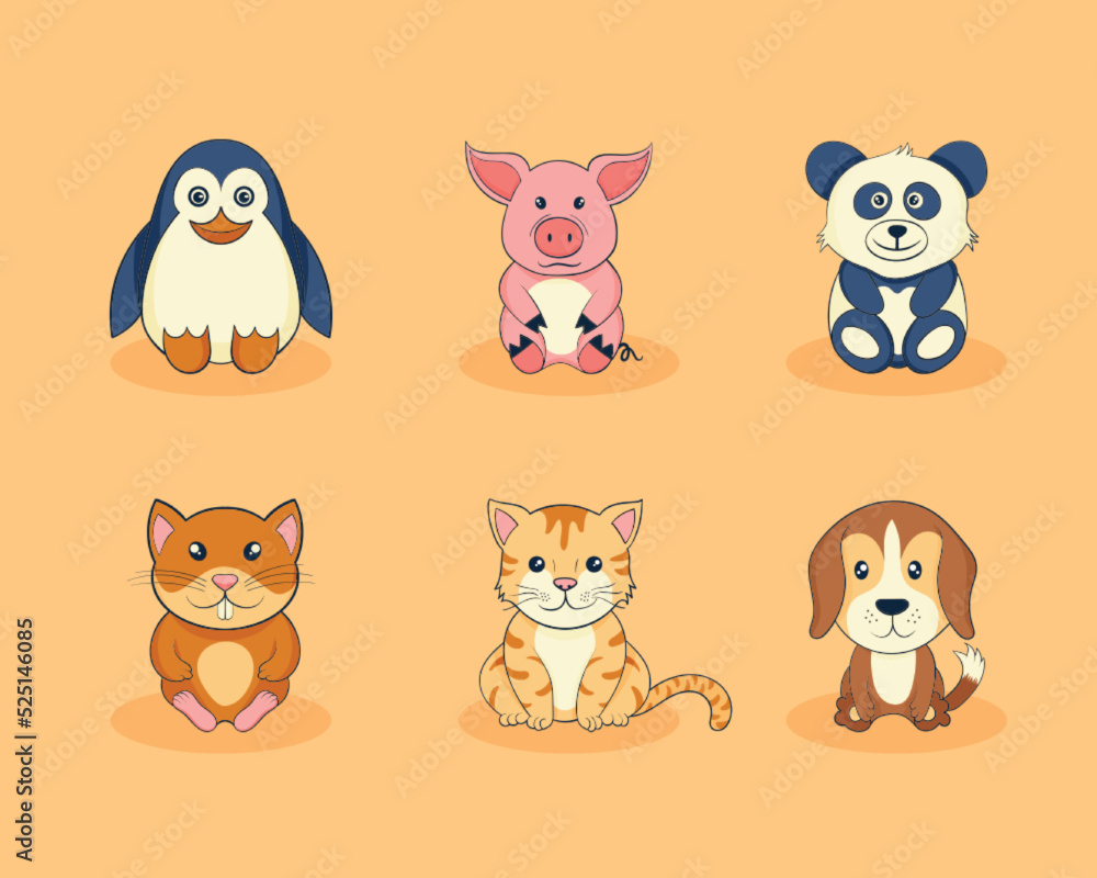 animal character collection