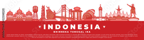 Indonesia merdeka city landmark photo