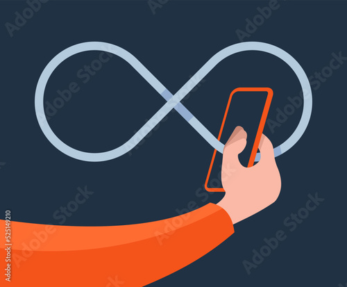 Infinite scrolling - user scrolls down the page