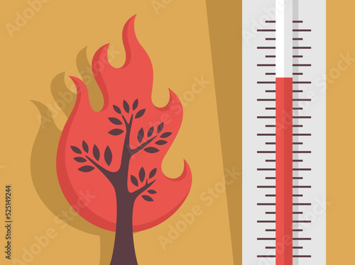 Extreme heat cause wildfires