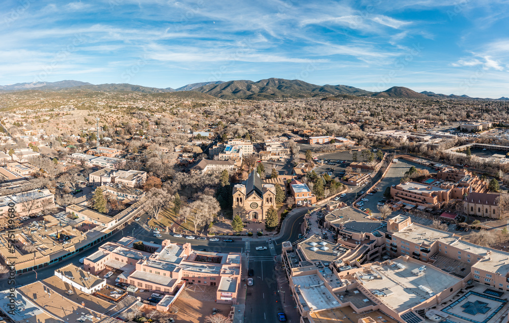 Obraz premium Downtown Santa Fe