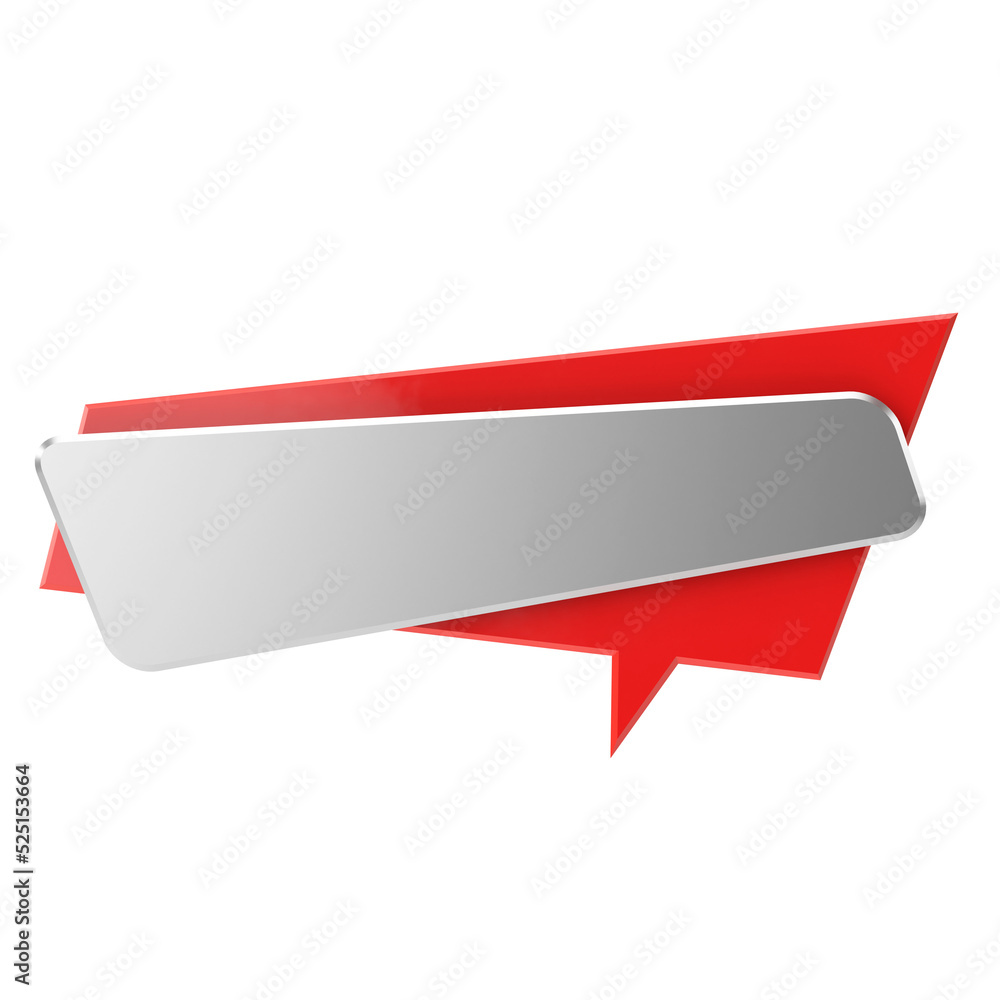 Modern text box. Metallic text box. 3D element. Modern text box. Metallic text box. 3D element.