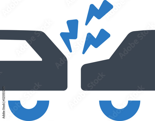 Car accident icon