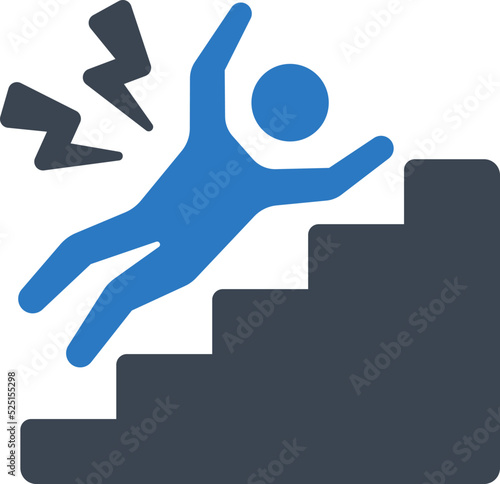 Fall down icon