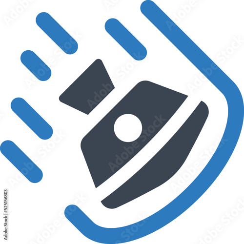 Spacecraft atmospheres entry icon