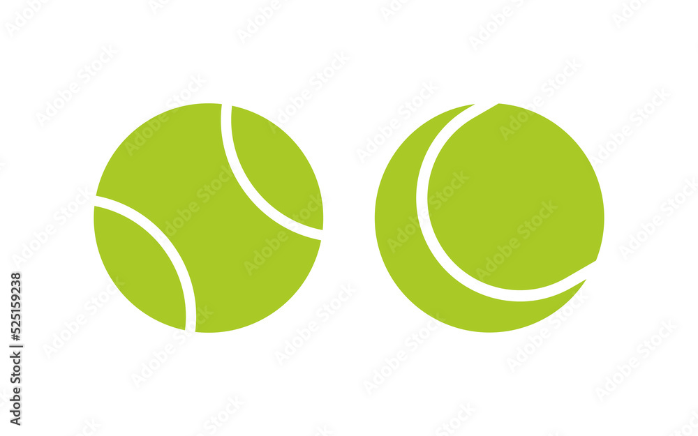 Tennis ball icon. Sport game symbol. Sign fitness vector.