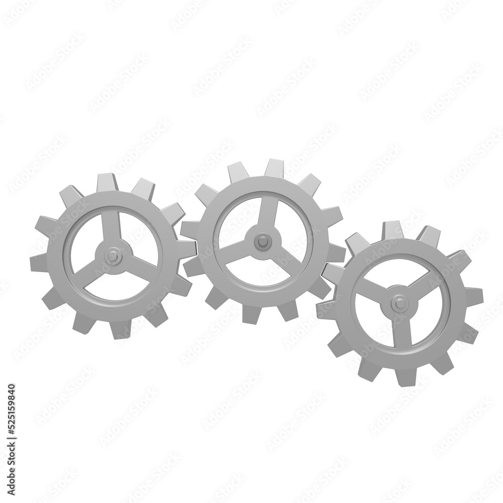 Industry gears. 3D image. Industry gears. 3D image.