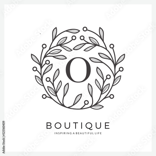 Premium letter O logo design for Luxury, Restaurant, Royalty, Boutique, Hotel, Jewelry, Fashion and other vector illustration for business and company