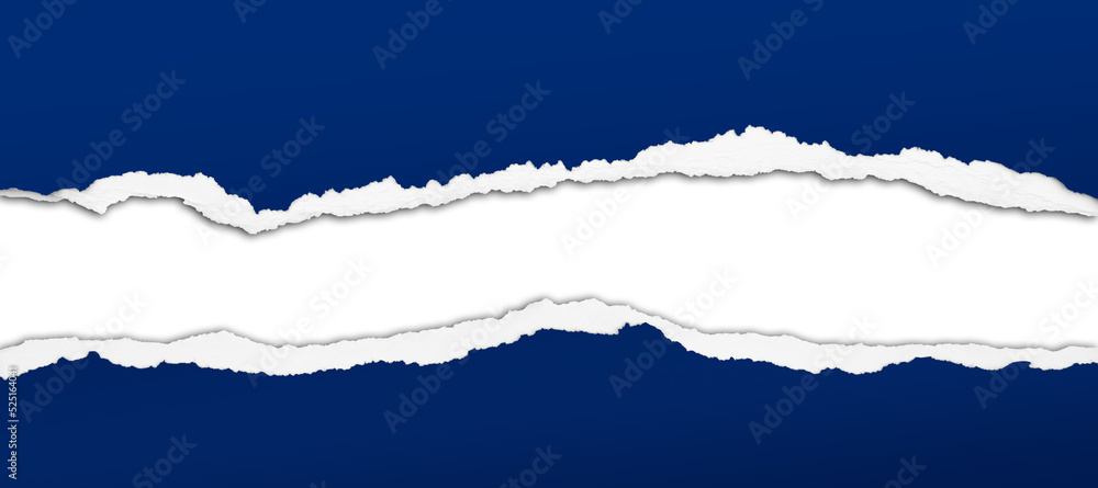 Ripped paper on white Ripped paper on white