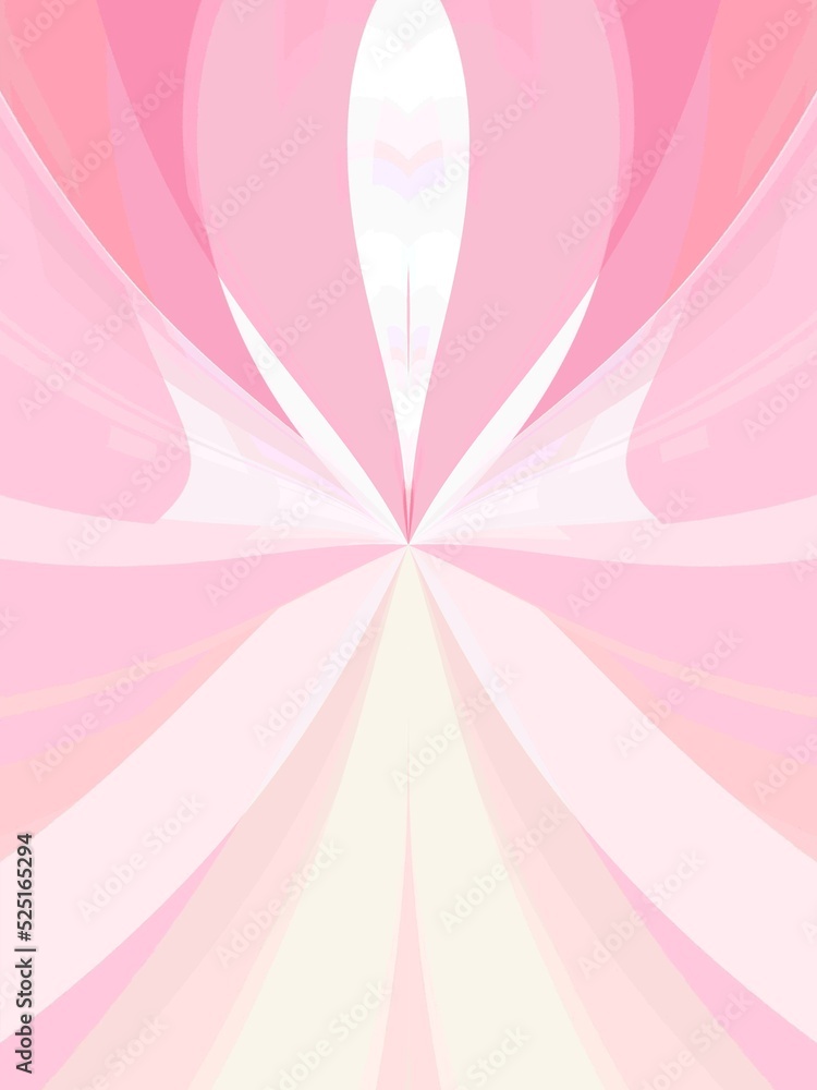 Obraz premium Pink and cream abstract effect, fantasy background.