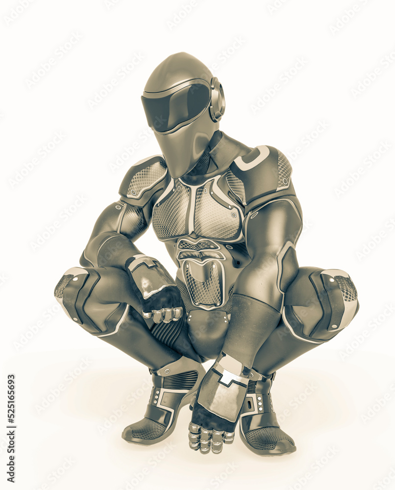 super pilot is is crouching in action super pilot is is crouching in action