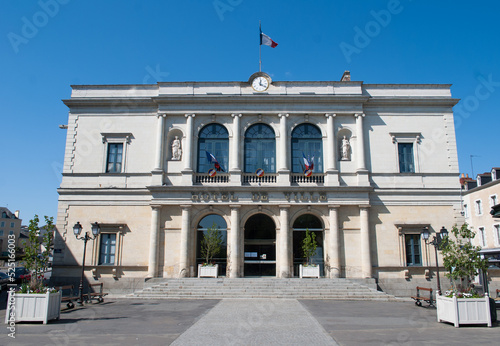 Hotel de ville Laval, Mayenne, France