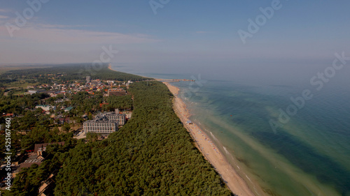 Morze Bałtyckie z drona
