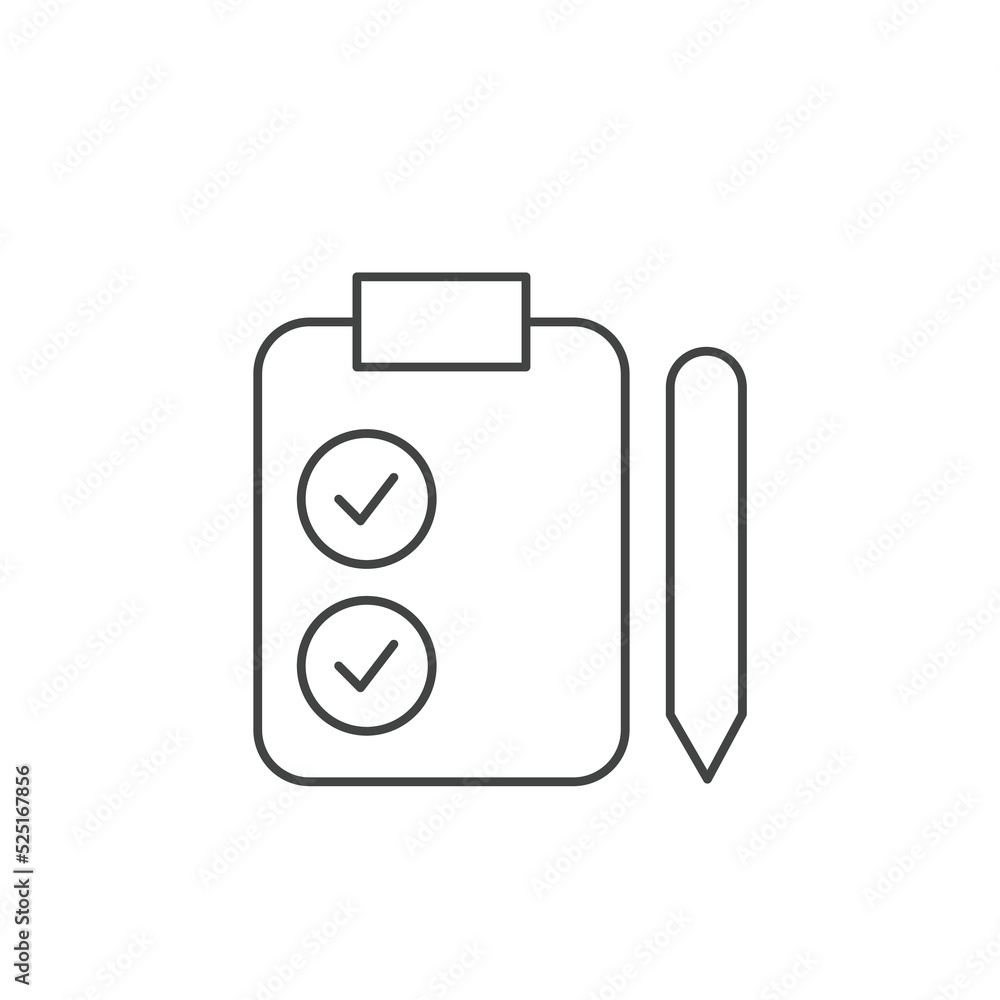 Clipboard icons symbol vector elements for infographic web Clipboard icons symbol vector elements for infographic web