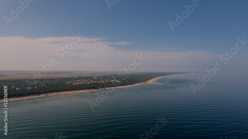 Morze Bałtyckie z drona
