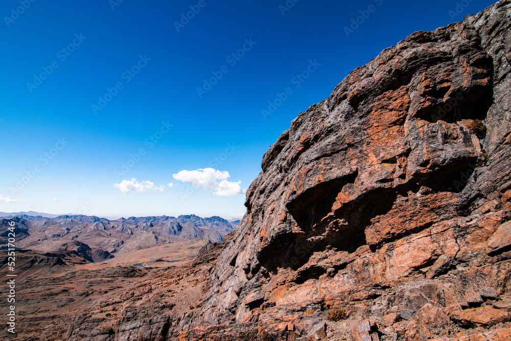 Fototapeta premium Andes mountains in Cochabamba Bolivia