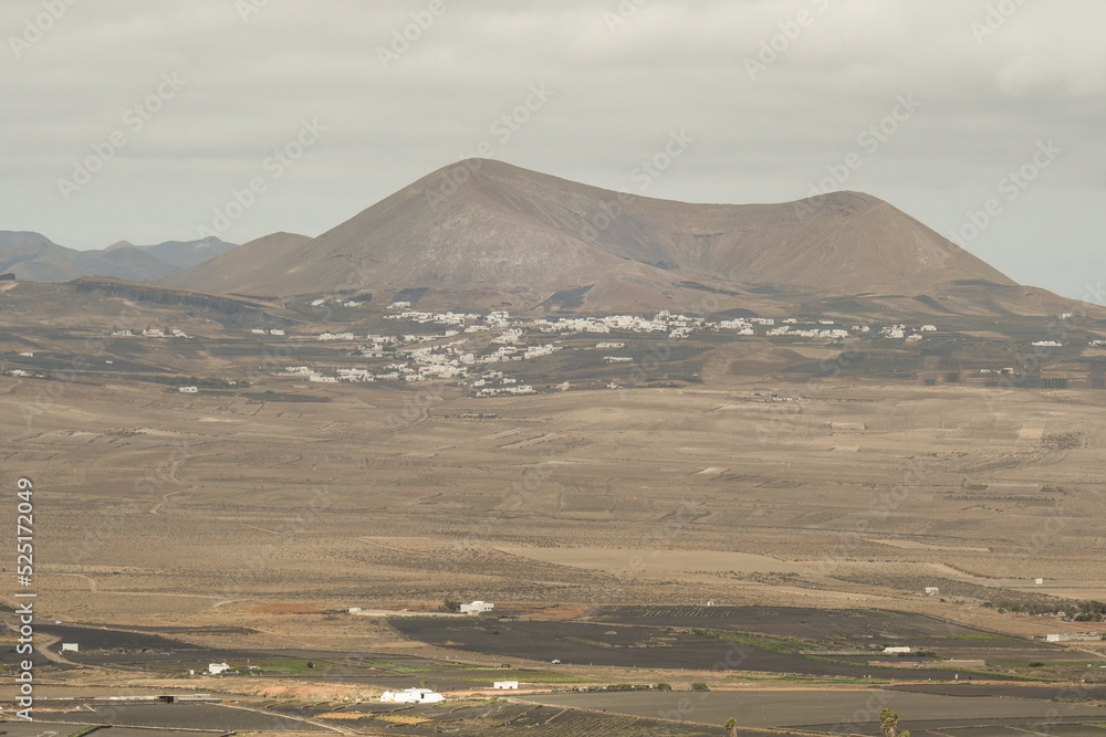 Villages of Lanzarote at the foot of the volcanoes