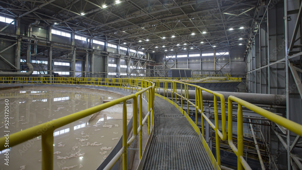 Fototapeta premium Equipment for ore separation in fertilizer foundry.