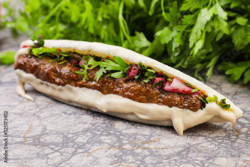 Middle eastern Arabian veg sandwich