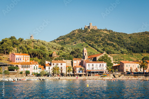 La ville de Collioure. Un village méditerranéen. Un village du sud de la France.