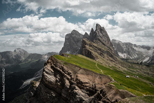 Seceda Dolomites. High quality photo