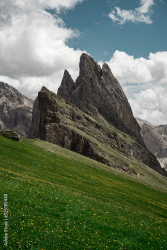 Seceda Dolomites. High quality photo