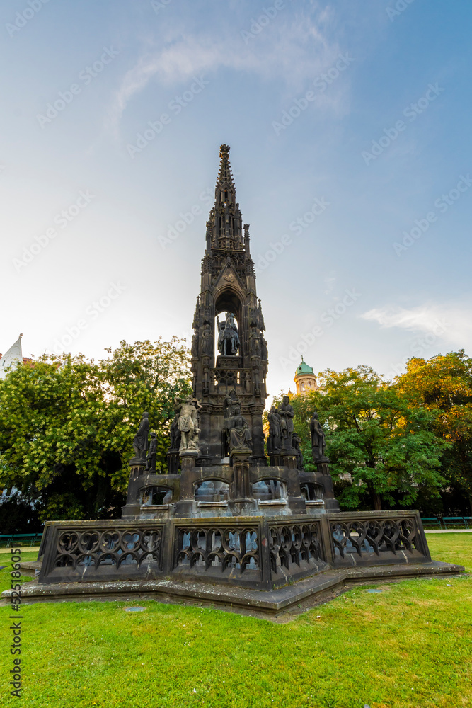 Obraz premium Krannerova Kasna Fountain view in Prague City 