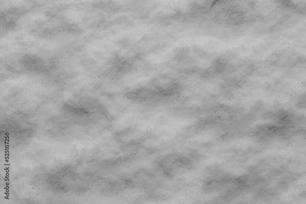 Naklejka premium Fluffy Snow On Ground Forms Textured Background Pattern