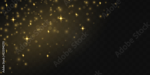 Blur sparks stars  gold dust  sparkle lights bokeh