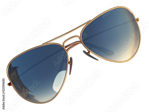 Realistic 3D Sunglasses Element