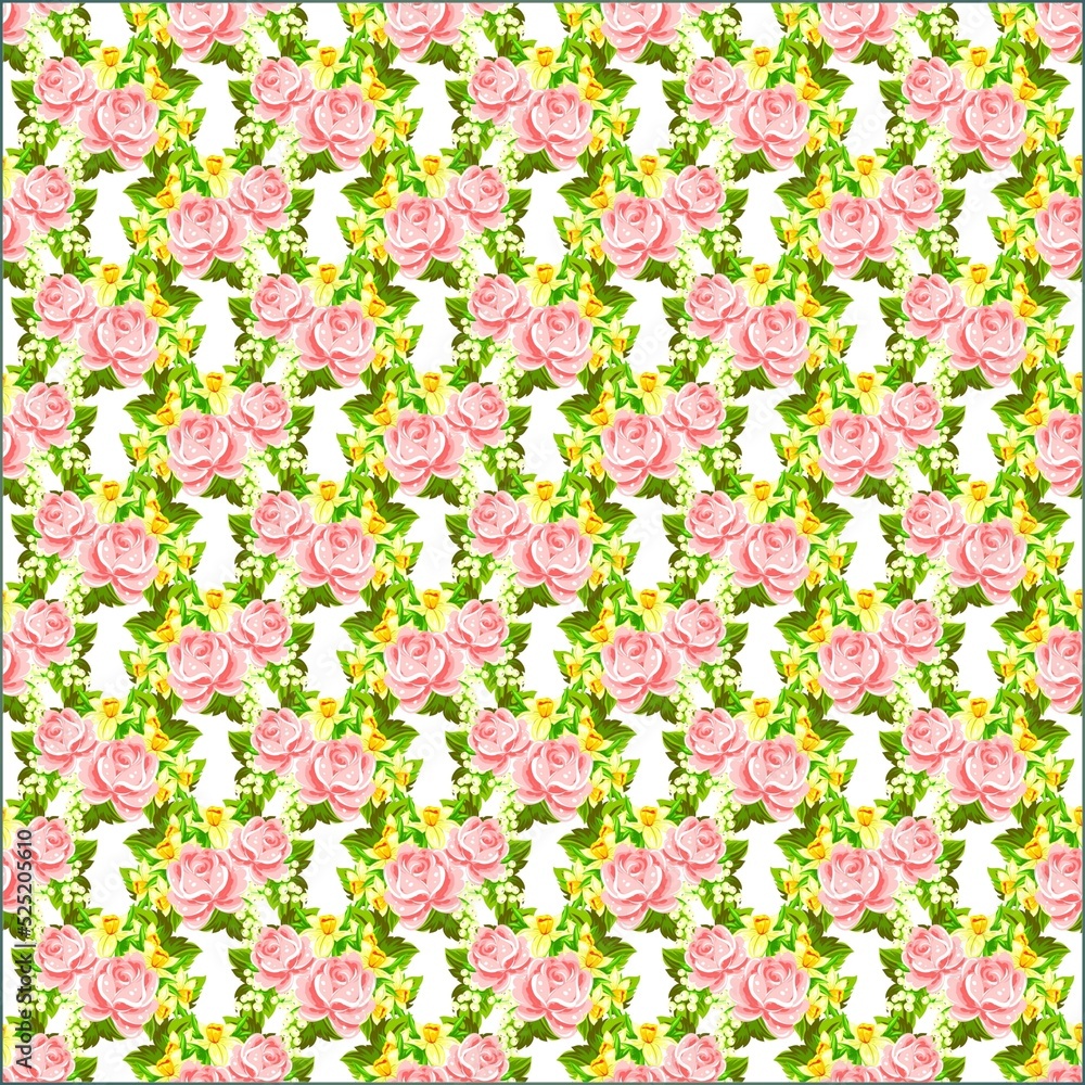 Illustration texture flower pattern Wallpaper Illustration texture flower pattern Wallpaper