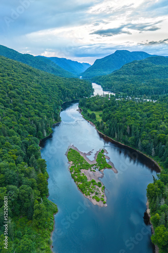 Aerial view ofJacques-Cartier National Park 