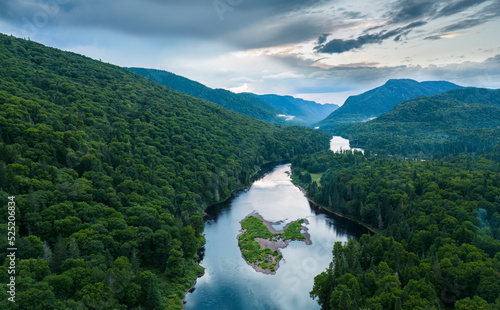 Aerial view of Jacques-Cartier National Park 