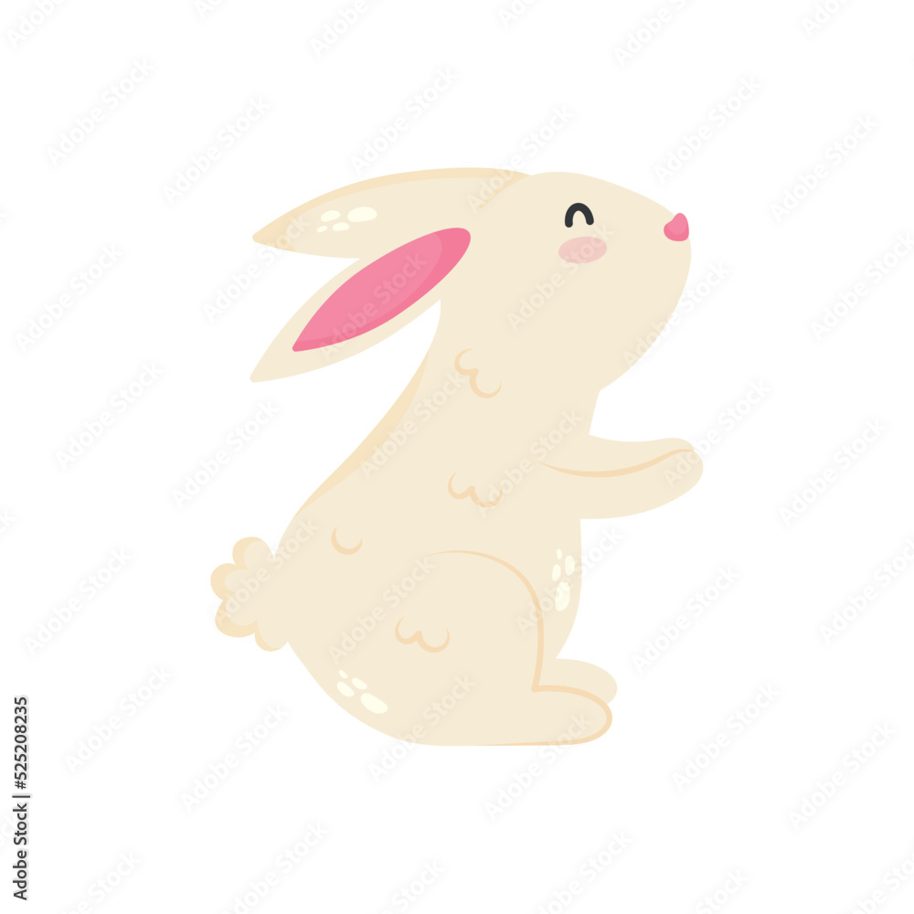 Obraz premium cartoon rabbit icon