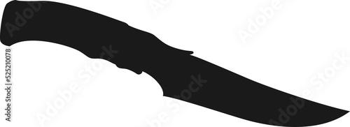 Obraz na plátne Hunters knife, hunting sport sharp blade equipment