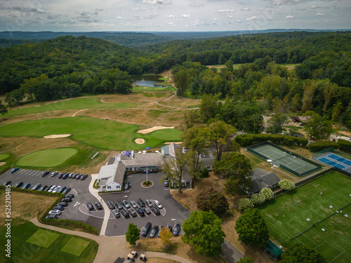 Aerial Drone of Bernardsville New Jersey photo