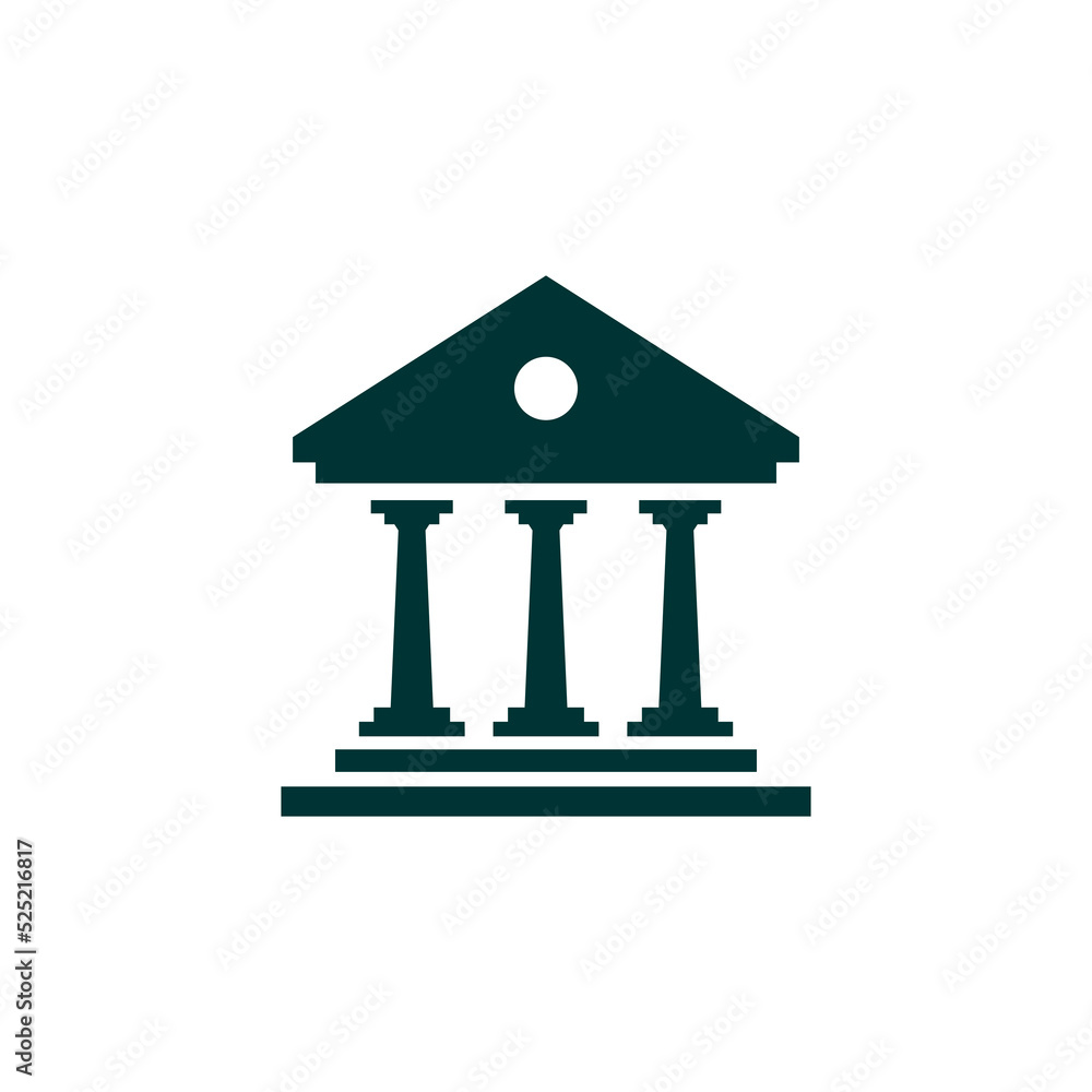 column icon vector stock illustration for bank or law logo icon column icon vector stock illustration for bank or law logo icon