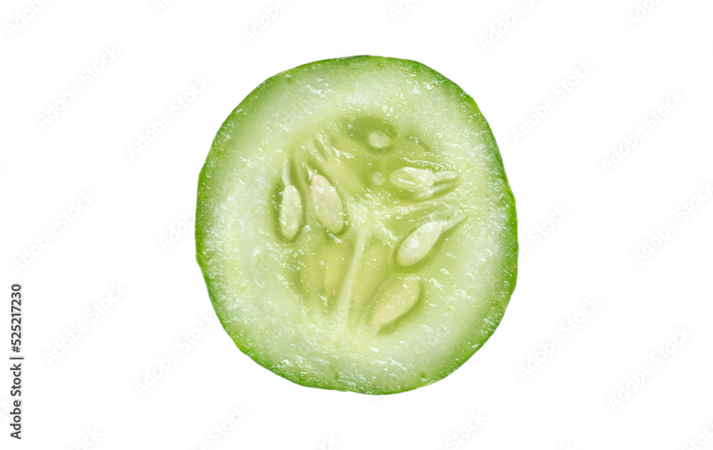 Cucumber slice isolated Cucumber slice isolated