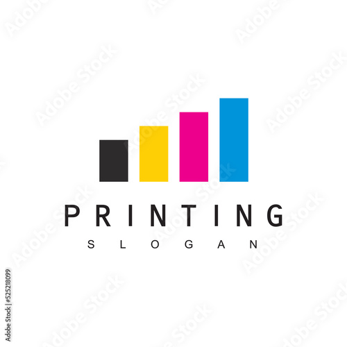 Digital Print Logo Design Template