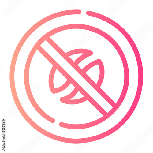 no cafein gradient icon