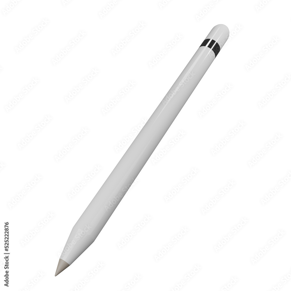 3D Digital pencil transparent background 3D Digital pencil transparent background