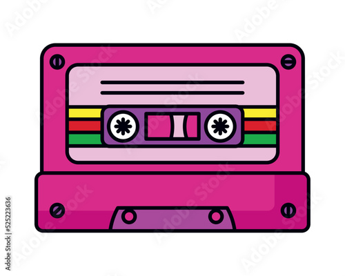 cassette retro futuristic