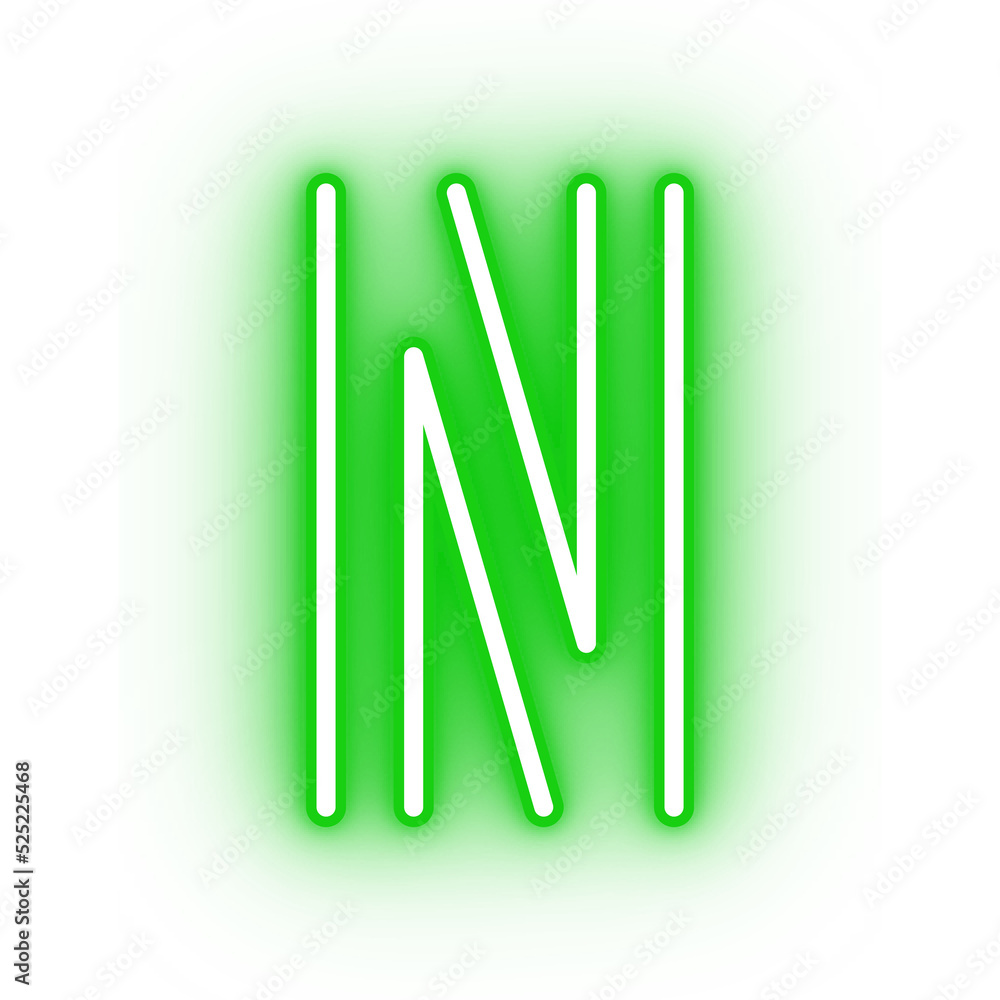 Neon alphabet N icon, glowing icon, glowing alphabet icon, glowing N, glowing letter, neon letter Neon alphabet N icon, glowing icon, glowing alphabet icon, glowing N, glowing letter, neon letter