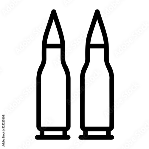 ammunition line icon