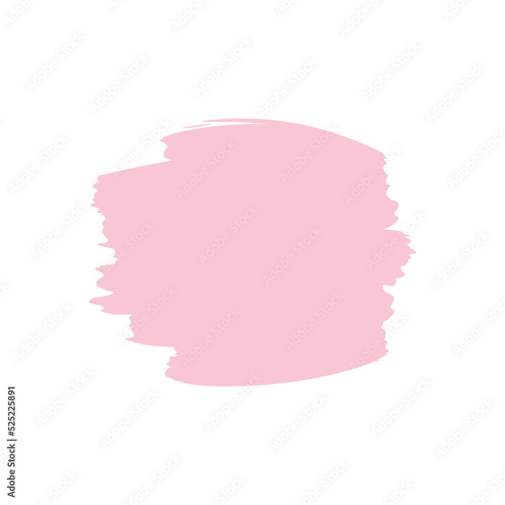 Color brush that has been painted into various shapes and text frames. Color brush that has been painted into various shapes and text frames.