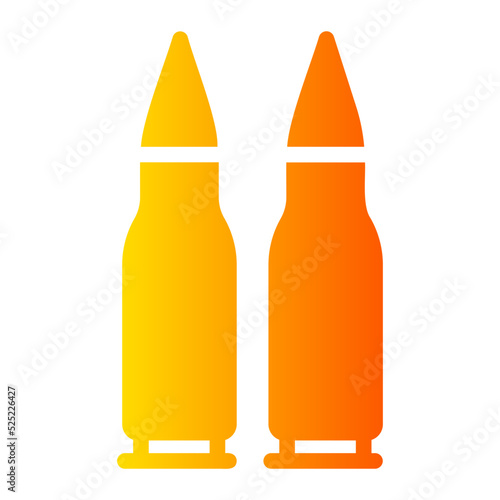 ammunition gradient icon