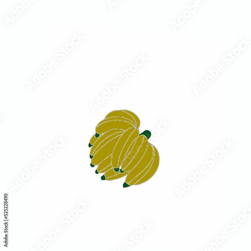 illustration of a yellow leaf