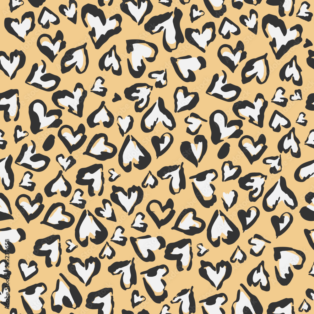 Abstract seamless vector pattern of love hearts. Design for use background Textile all over fabric print wrapping paper and others. Repeating texture surface pattern easy edit and customizable Abstract seamless vector pattern of love hearts. Design for use background Textile all over fabric print wrapping paper and others. Repeating texture surface pattern easy edit and customizable