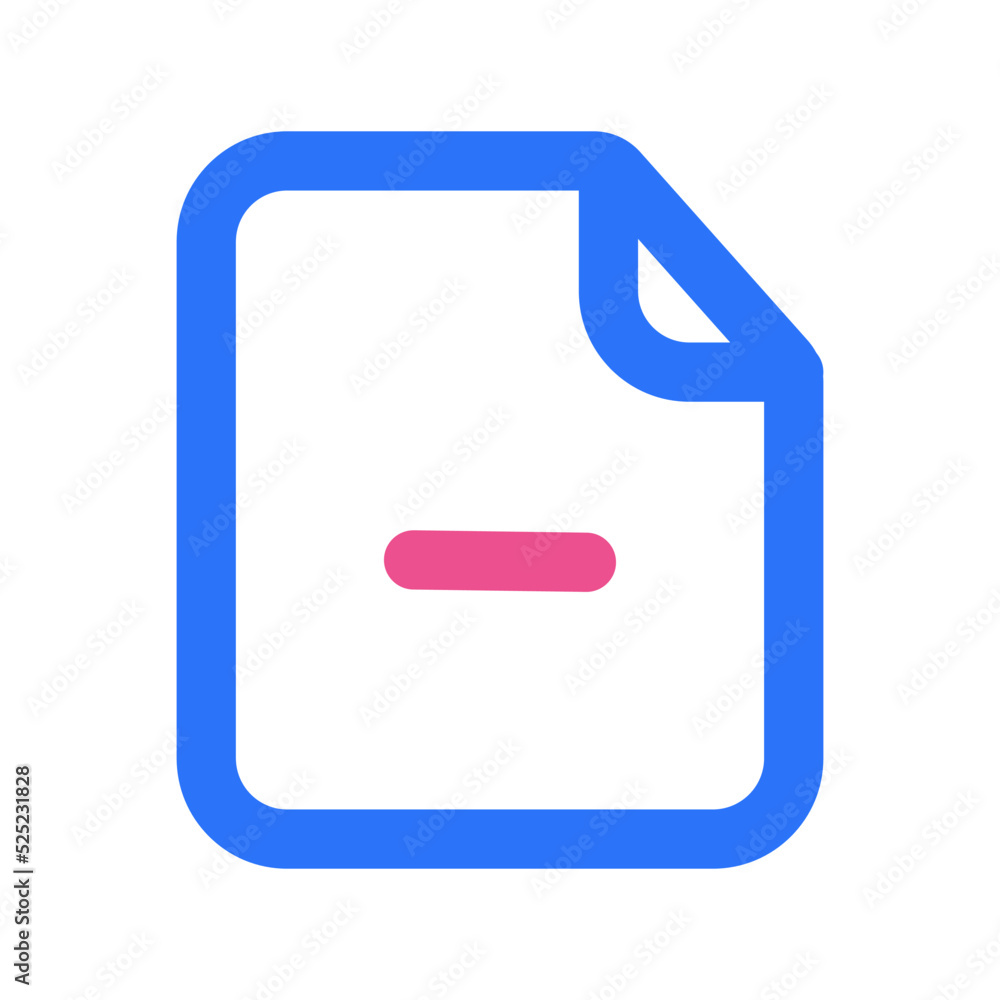 Delete Files Icon Two Tone Color Delete Files Icon Two Tone Color